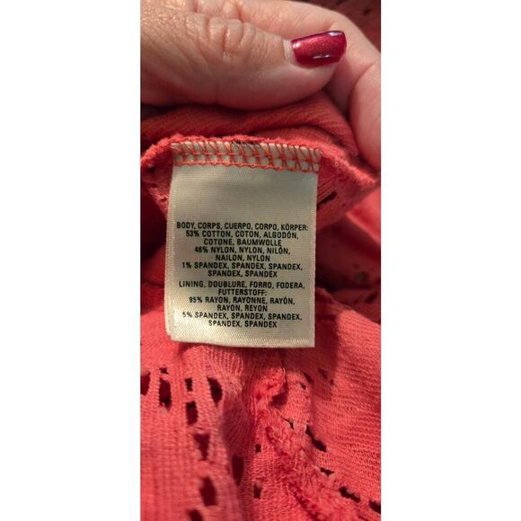 Anthropologie Maeve women's Dayflower lace dress pink small Coquette Feminine - Picture 10 of 12